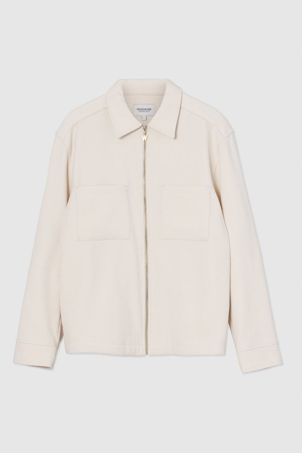 Overshirt Zipper Off-White – Wardrobe Essentials