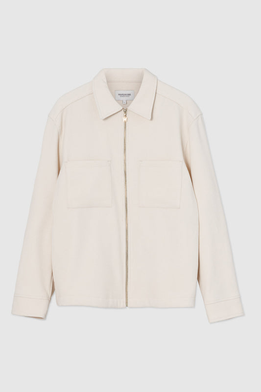Overshirt Zipper Off-White